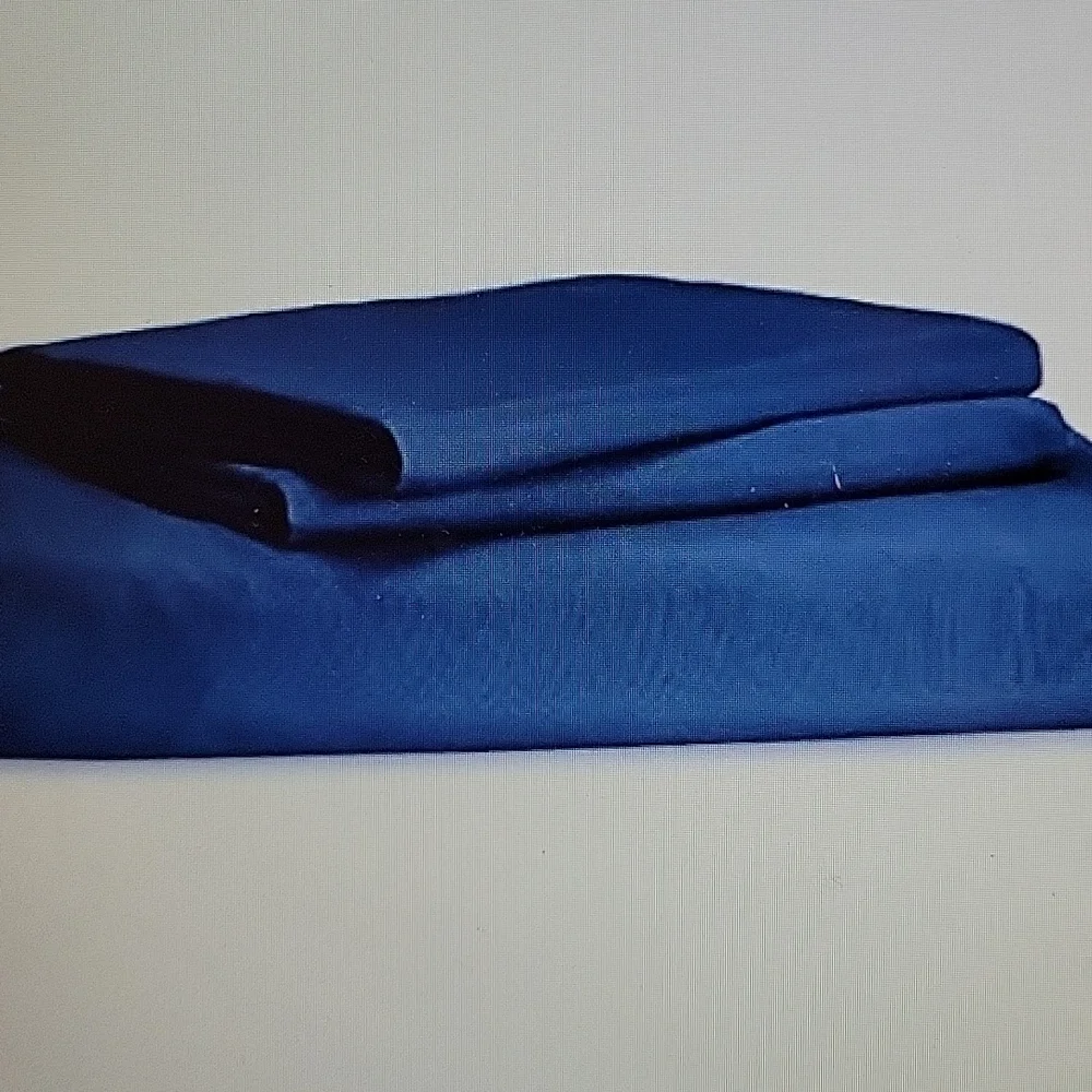 Bedsure navy blue duvet cover 2 sham covers Cal King  3pc set Zipper close New…